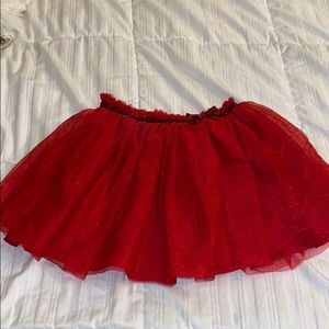 Red skirt